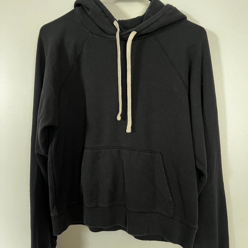 Everlane 100% cotton black hoodie
